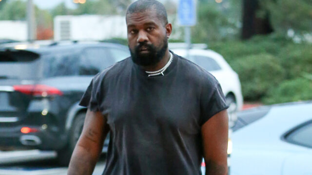Kanye west attending his children's basketball practice in los angeles