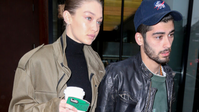 Gigi hadid and zayn malik holding hands out in the city