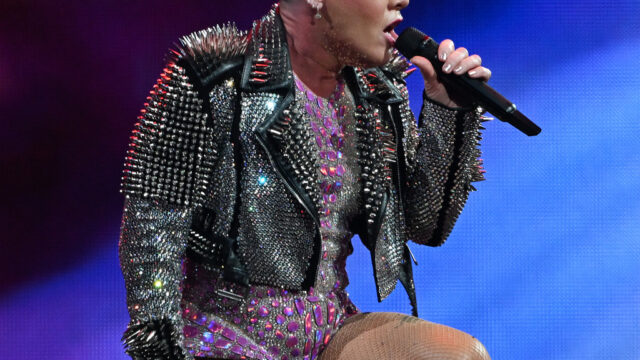 Pink performs at the amerant bank arena